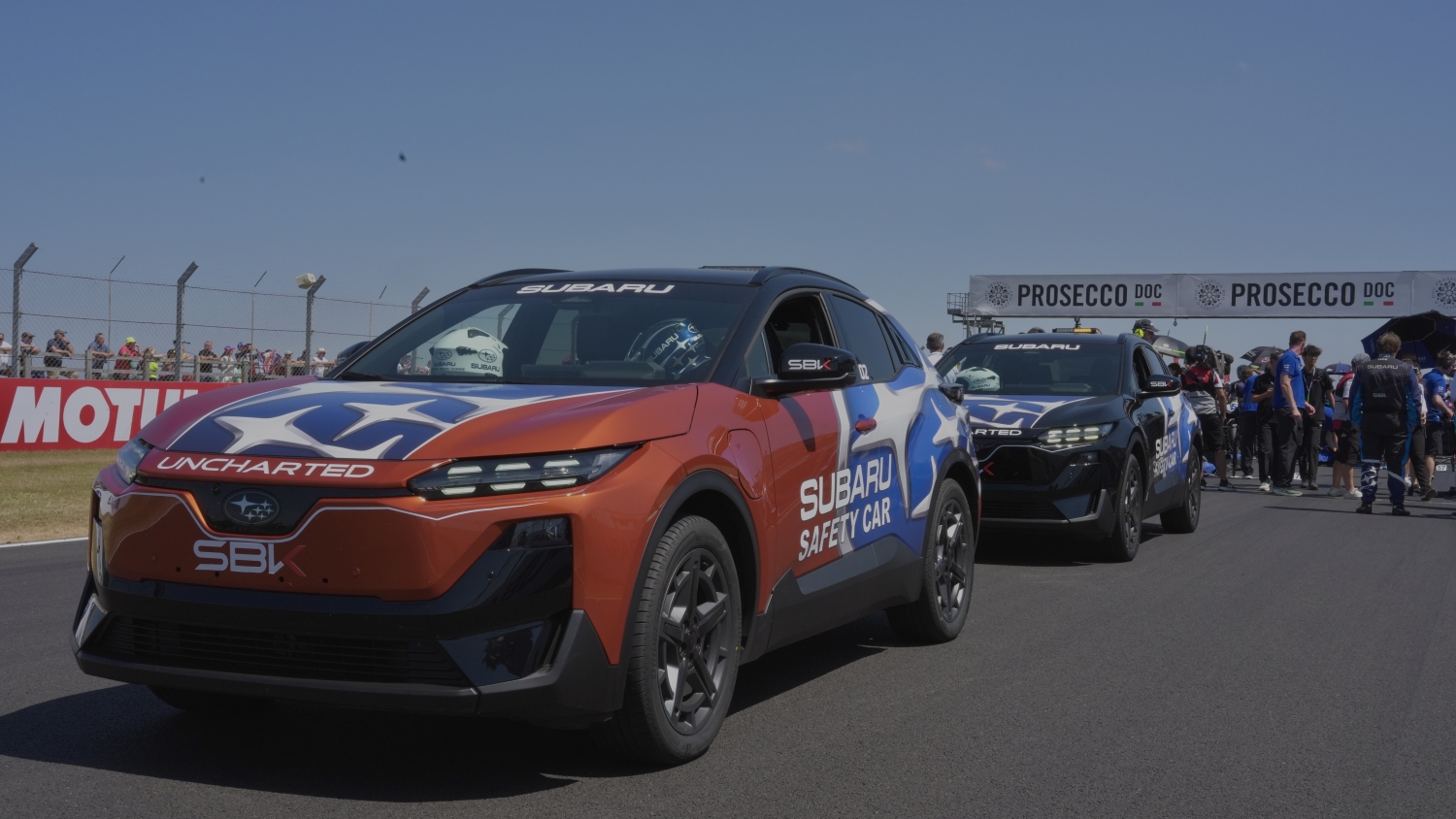 All-New Subaru Uncharted Official Safety Car brings electrified performance and sustainability to FIM World Superbike Championship at Donington Park