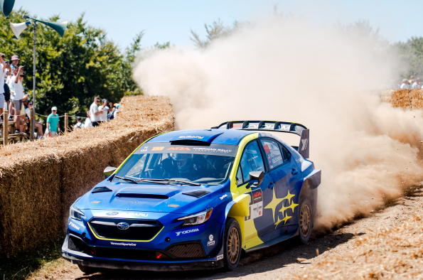 Subaru AWD on the Forest Rally Stage at Festival of Speed